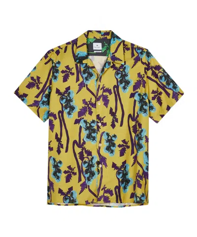 Ps By Paul Smith Tomato Vine Print Shirt In Multicolor