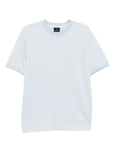 Ps By Paul Smith Tooth Print Tee In Blue