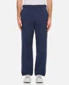 Ps By Paul Smith Textured Trousers In Blue