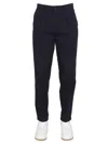 Ps By Paul Smith Ps Paul Smith Twill Pants In Blue