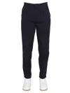 Ps By Paul Smith Ps Paul Smith Twill Pants In Blue