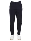 Ps By Paul Smith Ps Paul Smith Twill Pants In Blue