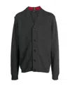 Ps By Paul Smith Ps Paul Smith Relaxed Fit Merino Wool Cardigan In Black