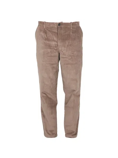 Ps By Paul Smith Luxurious Velvet Trousers For Men In Brown