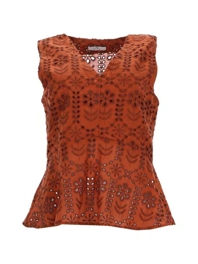 PS BY PAUL SMITH V-NECK FLORAL TOP