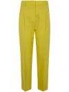 Ps By Paul Smith Pleated Trousers In Green