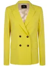 Ps By Paul Smith Wool Double-breasted Blazer In Green