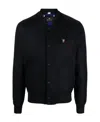 Ps By Paul Smith Wadded Logo-embroidered Bomber Jacket