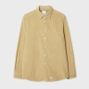 Ps By Paul Smith Washed Green Corduroy Shirt Brown In Brown