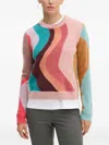 Ps By Paul Smith Wave-pattern Sweater In Multi