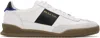 Ps By Paul Smith White & Black Leather Dover Sneakers In 1 White