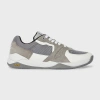 Ps By Paul Smith Ossi Mesh-panel Suede Sneaker In Gray