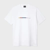 Ps By Paul Smith White 'bike Chain' Print T-shirt In White