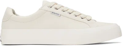 Ps By Paul Smith White Canvas Amos Sneakers In 02 White