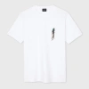 Ps By Paul Smith Cyclist Silhouette Cotton T Shirt In White