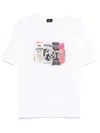 Ps By Paul Smith White Graphic Print T-shirt In White
