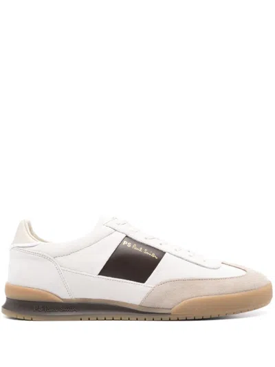 Ps By Paul Smith White Lace Up Sneakers