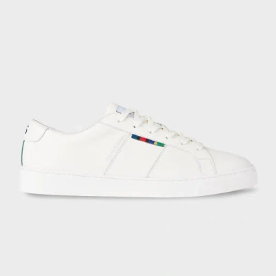 Ps By Paul Smith White Leather 'beech' Trainers
