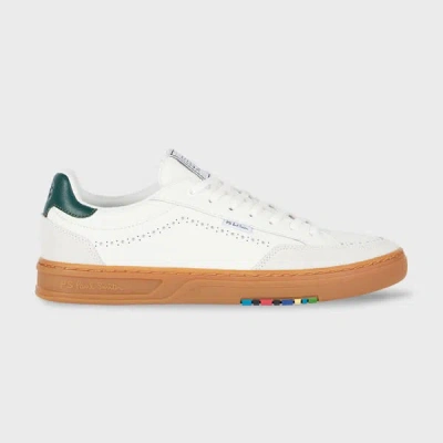 Ps By Paul Smith White Leather 'hillstar' Trainers