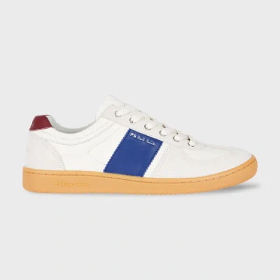 Ps By Paul Smith White Leather 'roberto' Trainers