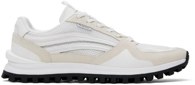 Ps By Paul Smith White Marino Suede Sneakers In 01 Whites