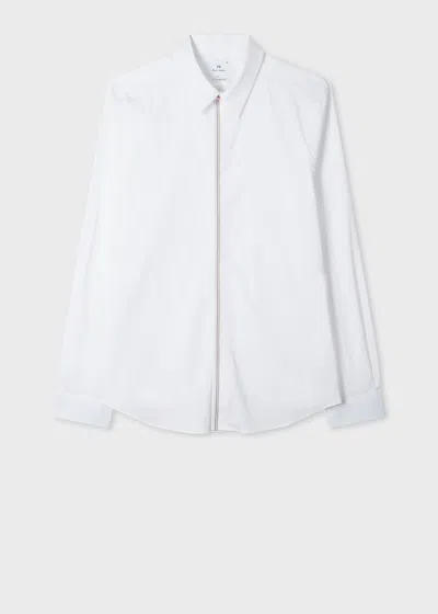 Ps By Paul Smith White Organic Cotton Tailored-fit Shirt