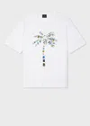 Ps By Paul Smith Palm Graphic Tee In White
