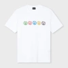 Ps By Paul Smith Regular Ps Repeat Logo T-shirt In White