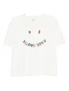 Ps By Paul Smith Ps Paul Smith Ps Happy Cotton T-shirt In White