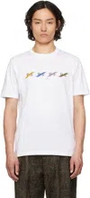 Ps By Paul Smith White 'ps' Row Multi T-shirt In 1 White