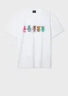 Ps By Paul Smith Crew Neck T-shirt With Print In White