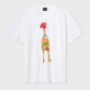 Ps By Paul Smith White 'rubber Chicken' Print T-shirt