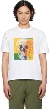 Ps By Paul Smith Ps Paul Smith Skull Square Cotton T-shirt In 1 White