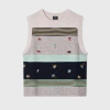 Ps By Paul Smith Women's Block Stripe Knitted Tank Top With Tassels White In White