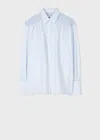 Ps By Paul Smith Women's Cotton-blend Pinstripe Seersucker Blouse White In White