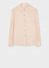 Ps By Paul Smith Women's Cream Silk-blend Blouse White In White