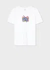 Ps By Paul Smith Dog Hug Cotton T-shirt In White
