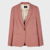Ps By Paul Smith Women's Dusty Rose Wool Blazer Purple In Purple