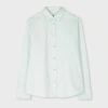 Ps By Paul Smith Women's Light Blue Shirt With 'swirl' Cuff Lining In Blue