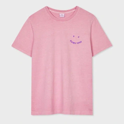 Ps By Paul Smith Women's Mauve 'happy' T-shirt Purple In Pink
