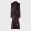 Ps By Paul Smith Women's 'midnight Swirl' Shirt Dress Red In Red
