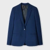 Ps By Paul Smith Women's Navy Wool Blazer Blue