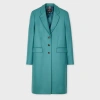 Ps By Paul Smith Womens Coat Green In Green