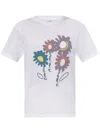 Ps By Paul Smith Ps Paul Smith Floral Cotton T-shirt In White