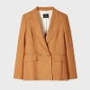 Ps By Paul Smith Double-breasted Blazer In Orange