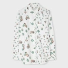 Ps By Paul Smith Ps Paul Smith Floral Print Cotton Shirt In White