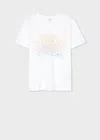 Ps By Paul Smith Women's White Organic Cotton Meadow T-shirt In White