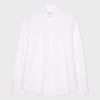 Ps By Paul Smith Women's White Stretch-cotton 'swirl' Cuff Shirt In White
