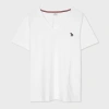 Ps By Paul Smith Women's White V-neck Zebra T-shirt In White
