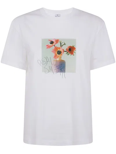 PS BY PAUL SMITH WOMENS ANENOMES T-SHIRT